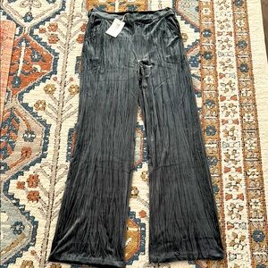 NWT Grace & Lace Crushed Velvet Pants